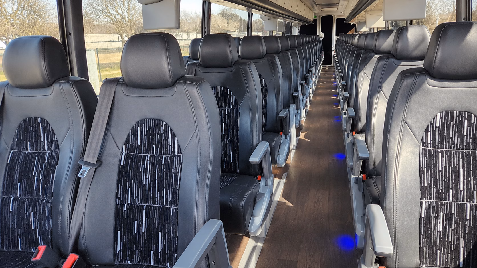 carson city charter bus interior